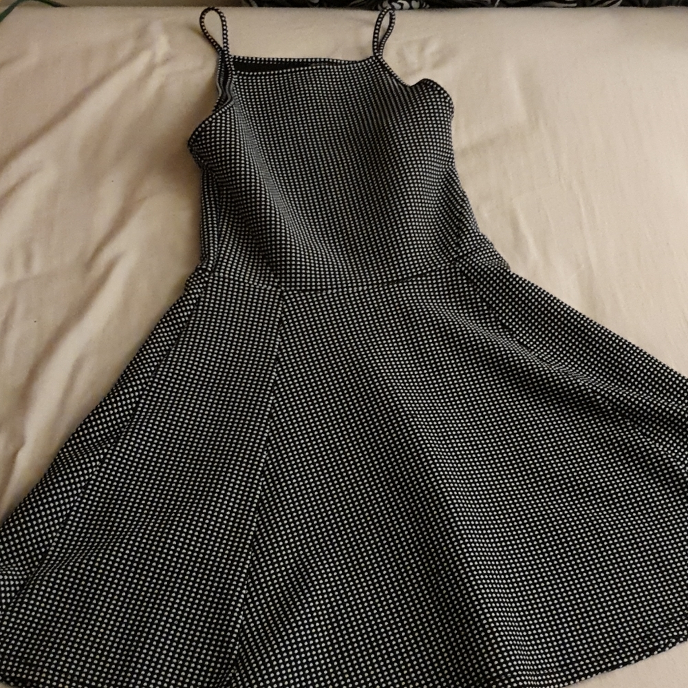 Black and white dress